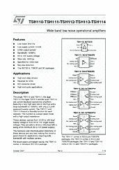DataSheet TSH113 pdf